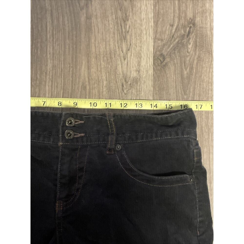 Polo Jeans Co Womens Wendy Jean Corduroy Pants Size 8x30 Black Mid Rise Bootcut - Picture 9 of 13